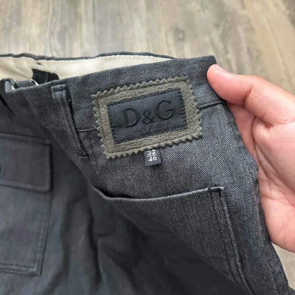 Vintage Dolce & Gabbana D&G Multi Pocket Cargo Pants Size 30 Archive Designer - Picture 4 of 5